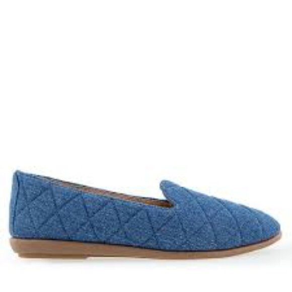 Aerosoles 'Betunia' Loafer in Medium Blue Quilted Denim - Picture 12 of 15